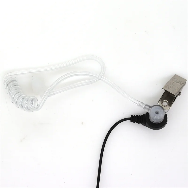 Écouteurs intra-auriculaires à tube acoustique secret, PTT MIC, casque 2 broches, accessoires radio CB, Motorola CP200, CP185, EP450, CP040, HTY