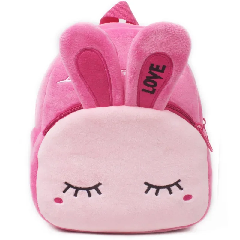 Baby Girls Backpack Kids Cute Plush Backpacks Baby School Bags 3D Cartoon Animal Book Bag for Boy Girl Mini Toddler Bag 0-4Y