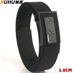 XUHU New 3.8cm Tactical Gun Belt for Men and Women 1100D Nylon Metal Automatic Buckle Police Military Belt Hunting IPSC Girdles