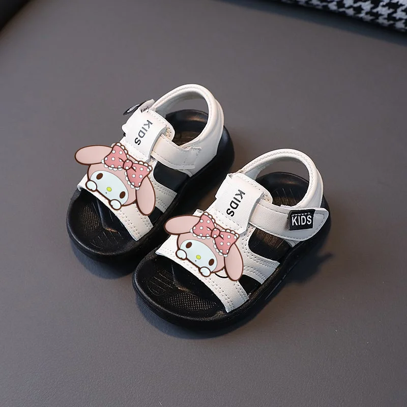 

Sanrio kuromi beach shoes non-slip kids sandals soft sole baby toddler shoes hello kitty summer new boy girl baby casual shoes