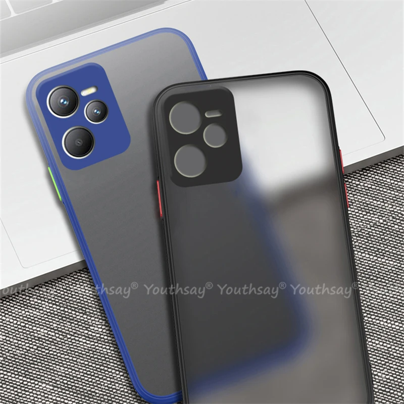 For Realme Narzo 50A Prime Case Silicone Matte Rubber Translucent Case For Realme Narzo 50A Prime 50i 30 Pro Case Narzo 50A Case