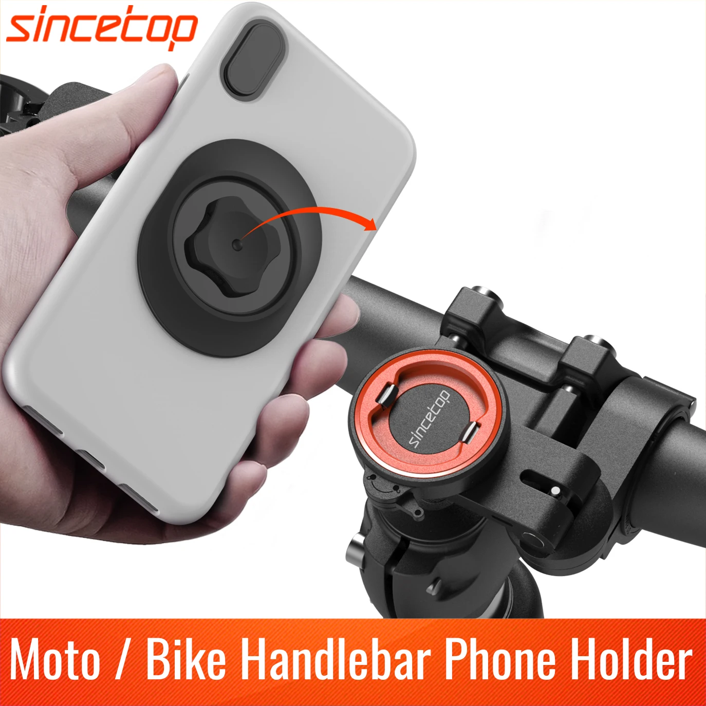 

Universal Motorcycle/Mountain Bike Phone Holder Stand Adjustable Support Moto Bicycle MTB Handlebar Mount Bracket mobile stand