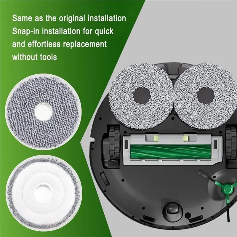 A35R لـ Irobot Roomba Plus 405&505 وسادات ممسحة بديلة، لروبوت Dreame X40 Ultra Complete/L10s Pro Ultra Heat Combo #2