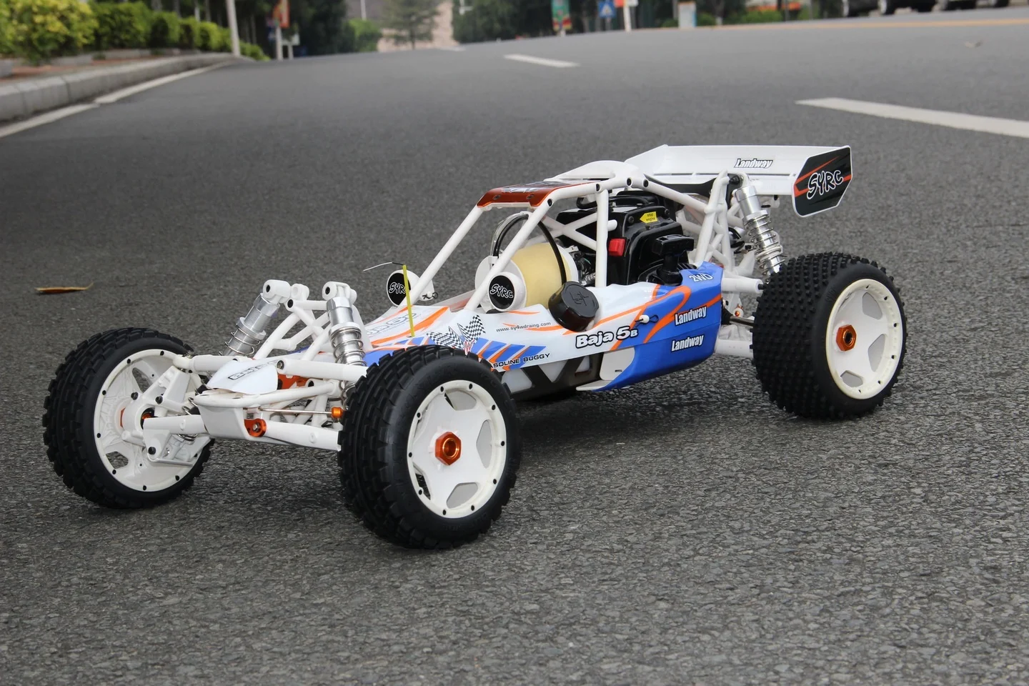 SY 1/5 Scale RC Gasoline Car 2.4G 2WD Off-road Buggy 30.5CC Petrol Engine RTR Toys for Big Boys