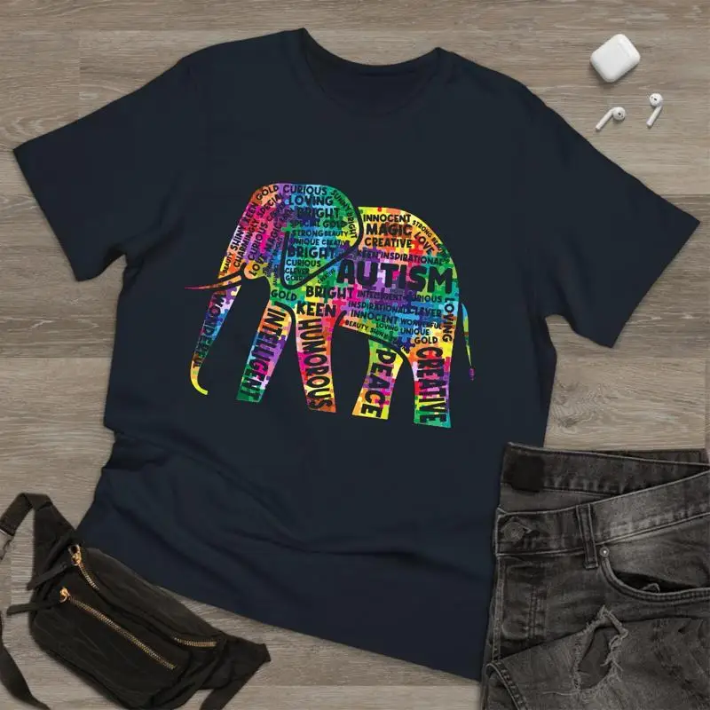 

Autism Elephant Courage Words Awareness T Shirt Adult Kid Xmas Puzzle