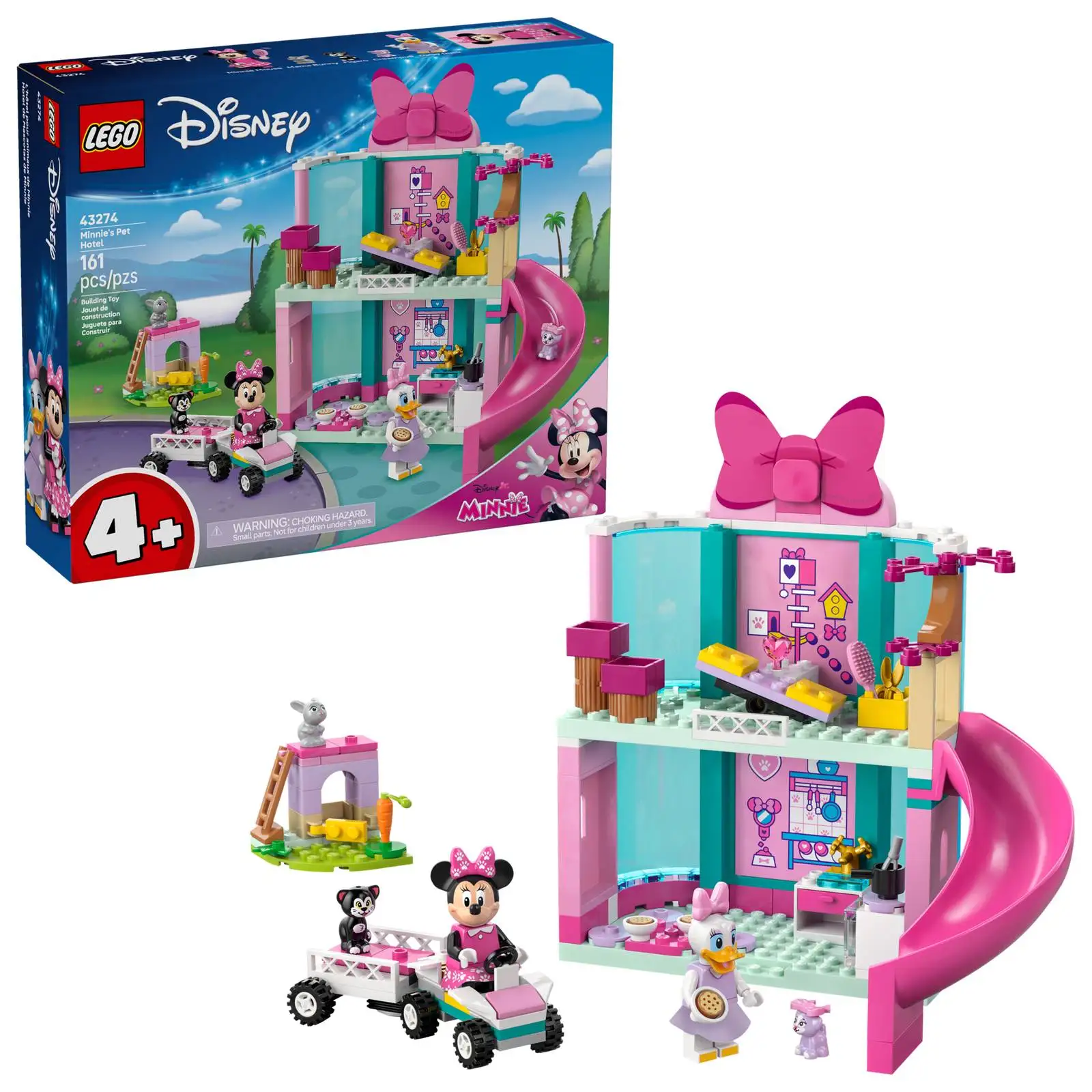 【minnie】 LEGO Disney Minnie's Pet Hotel Toddler Minnie Mouse Building Toy