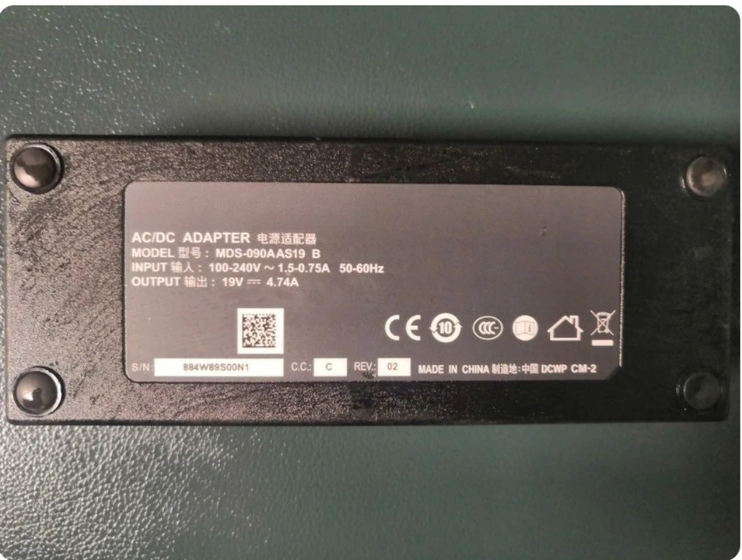 3-Pin Medical AC DC Power Supply MDS-090AAS19B Replacement Charger Adapter For SonoScape E2 Color Doppler Ultrasound Scanner