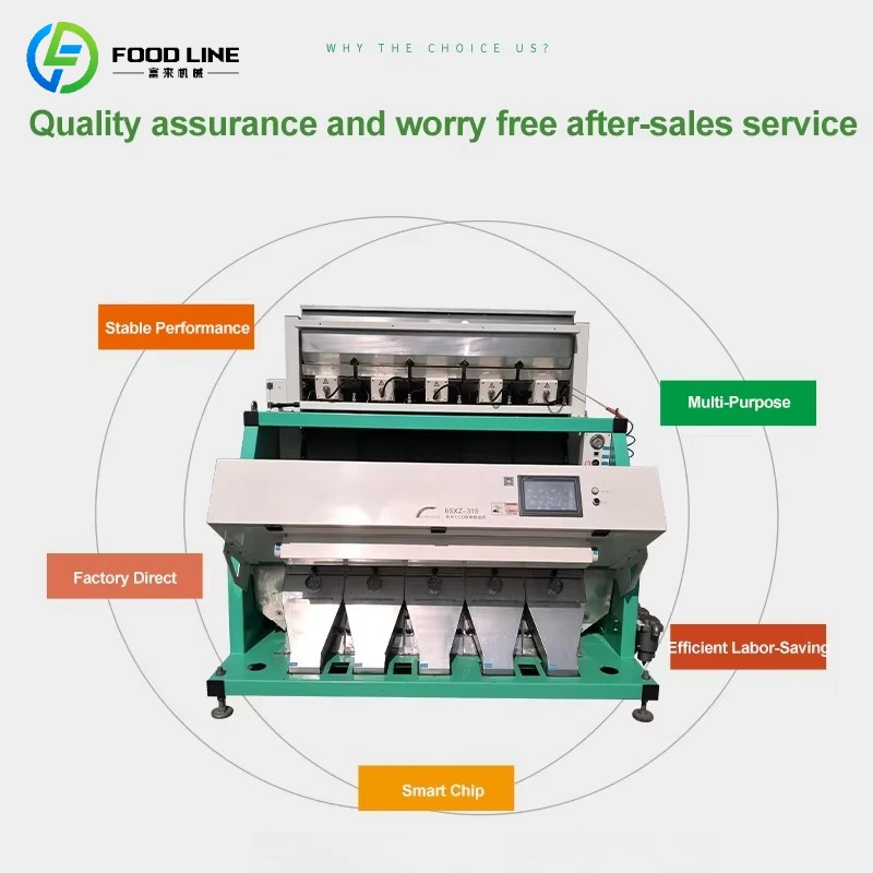 Customized Intelligent Vision Nut Color Sorting Machine Automatic Defect Removal Impurity Separator for Goji Berry Peanut Cashew
