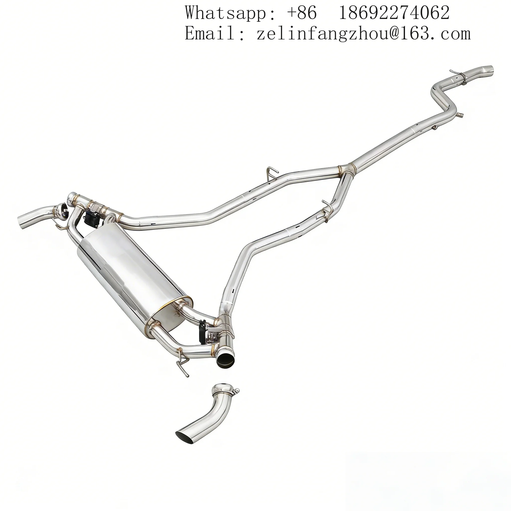 SS304 Valvetronic Catback Exhaust System For BMW X5 G05 B58 2019-2025 Enhances Sound Performance RES
