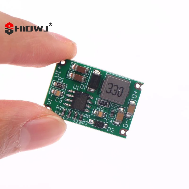 Mini przetwornica DC-DC obniżająca napięcie (Buck) 8-120V na 3.3/4.2/5/12V z zabezpieczeniem przed przegrzaniem i zwarciem.