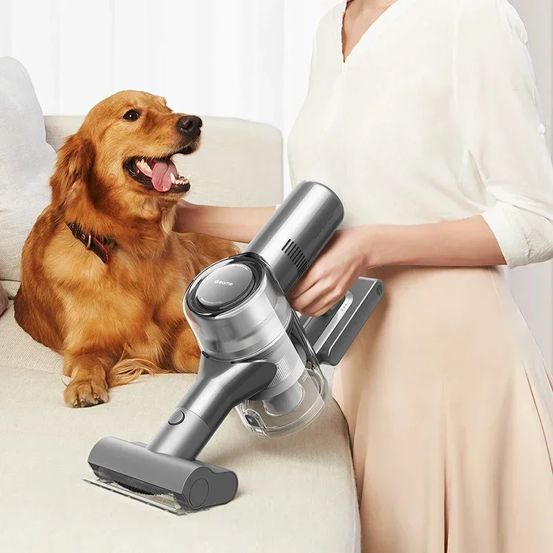 Dreame V12 무선 진공 청소기 27000Pa LED 디스플레이 올인원 집진기 바닥 카펫 가정용 품질 로봇 흡인기