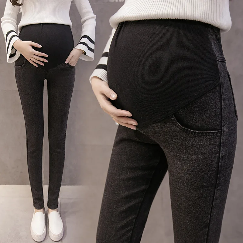 цена Maternity Jeans Pregnancy Pants Denim Maternity Clothes Trousers For Pregnant Women Jeans Plus Size