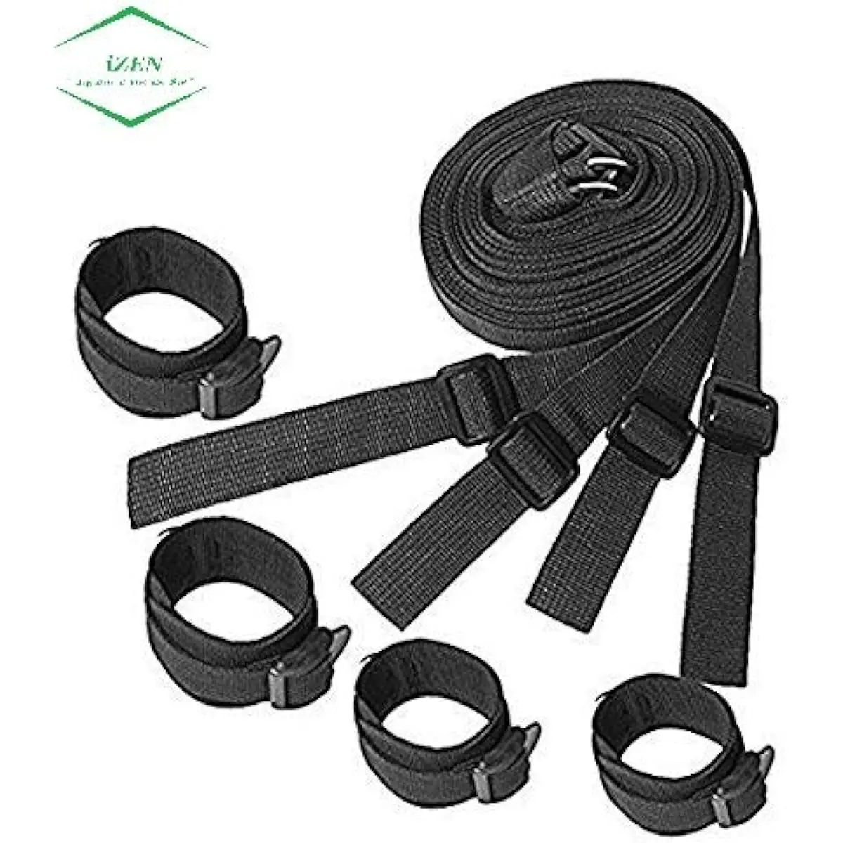 

Bondage Bed Restraints for couples with Comfy Ankle and Wrist Cuffs Bed Restraints Sex BDSM bondage fetish