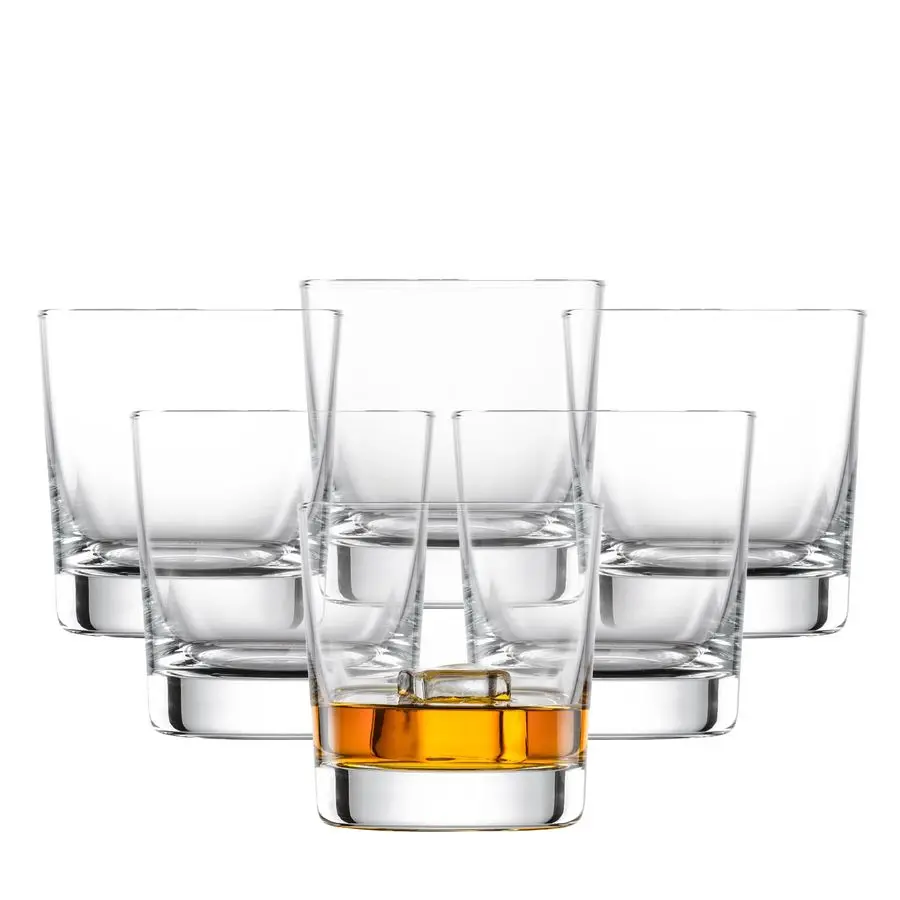 ZWIESEL Juego de 6 vasos de whisky de barra básica, vaso para whisky, vasos de cristal Tritan aptos para lavavajillas, fabricado en Alemania, 12 onzas