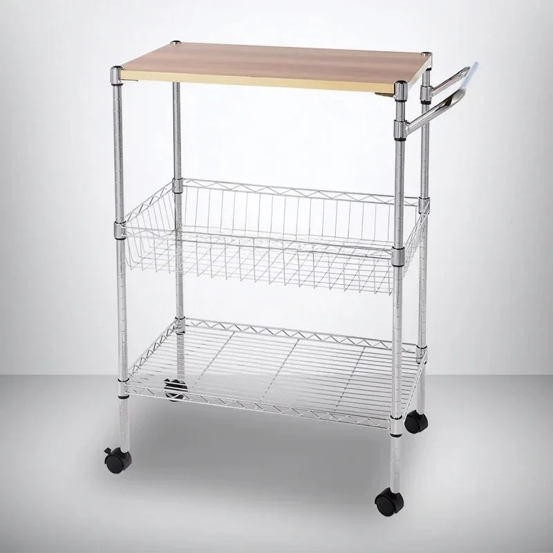 

Home Storage Products Movable Storage Trolley Basket Trolley Three Layers Four Layers Kitchen Trolley Shelf