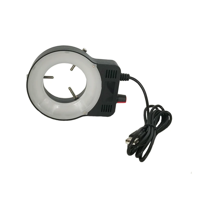 Adjustable 48 USB LED Ring Light Illuminator For Stereo Microscope And Camera Upgrade to 70 Led Lights