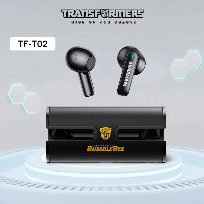 TRANSFORMERS TF-T02 TWS Wireless Fashion Gaming Earphones Low Latency Dual Mode Headphones HiFi Stereo Music Earbuds Gamer Choic