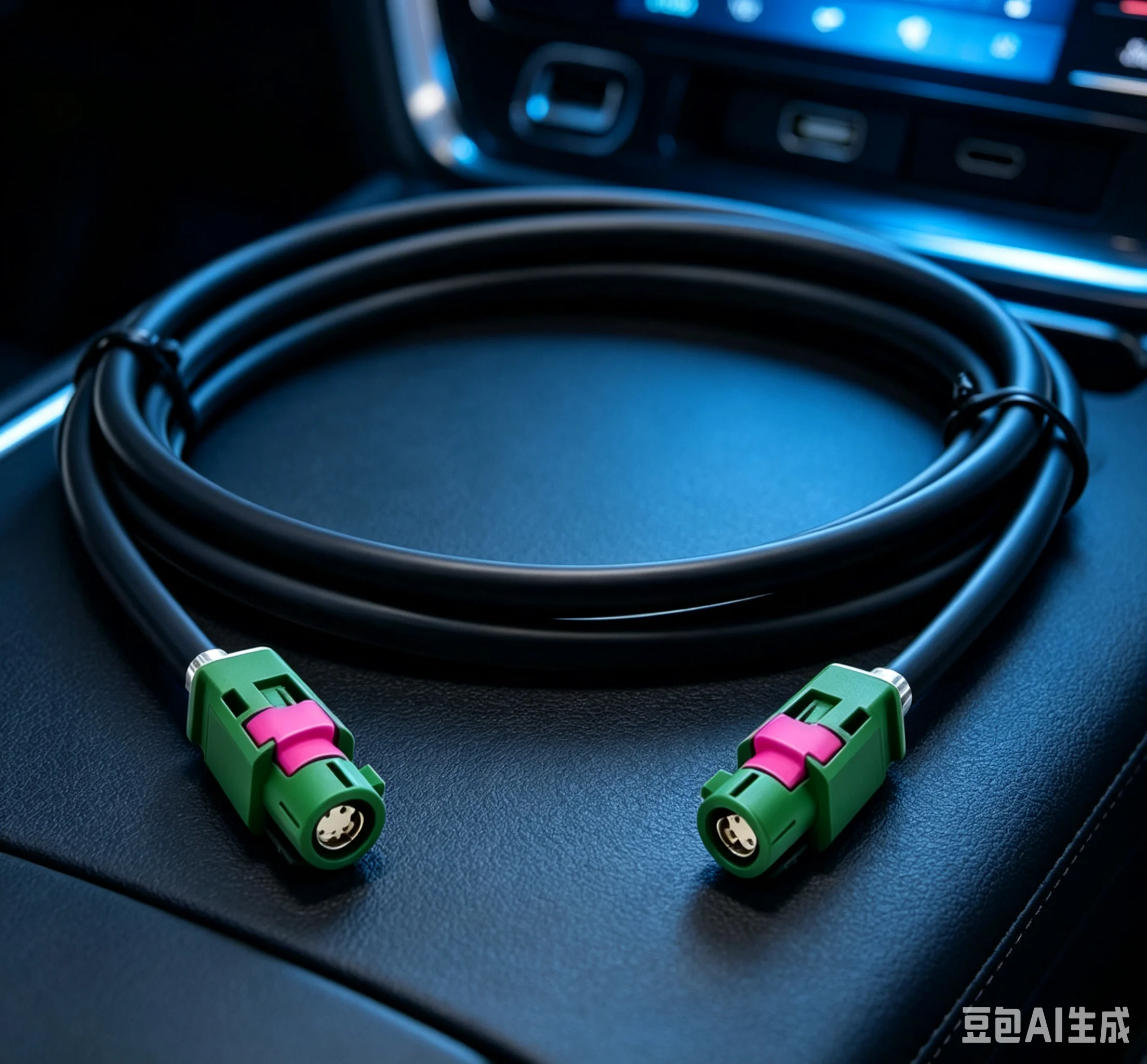 USB LVDS Cable For Audio Type E Connector LVDS Cable Oxygenless Copper Core Secure Connection For In-car Entertainment
