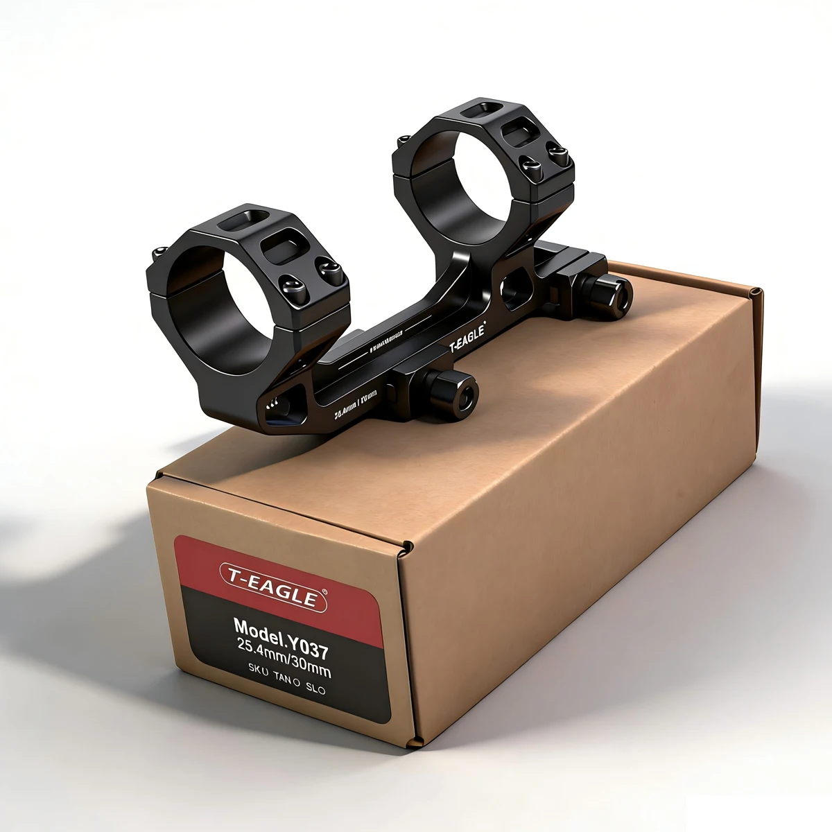 Base de montagem de visão tática de anel duplo de montagem de escopo QD de 25,4 mm / 30 mm com suporte de nível de bolha para montagem em trilho Picatinny AR15