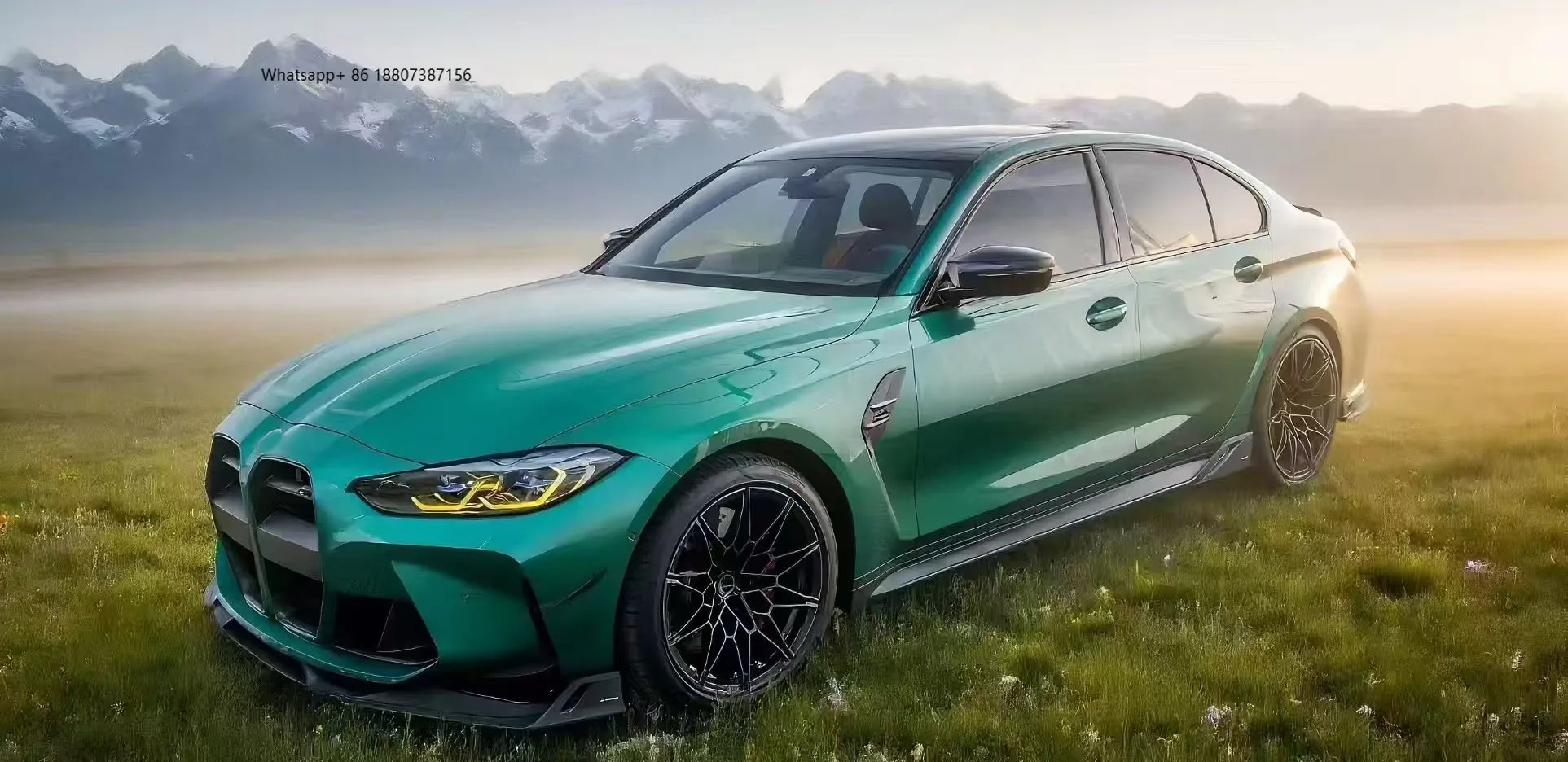 

For G82 M4 Side Skirt Dry Carbon Fiber Bolt-On Universal Fitment New Condition Exhaust Bumper Cut-Outs