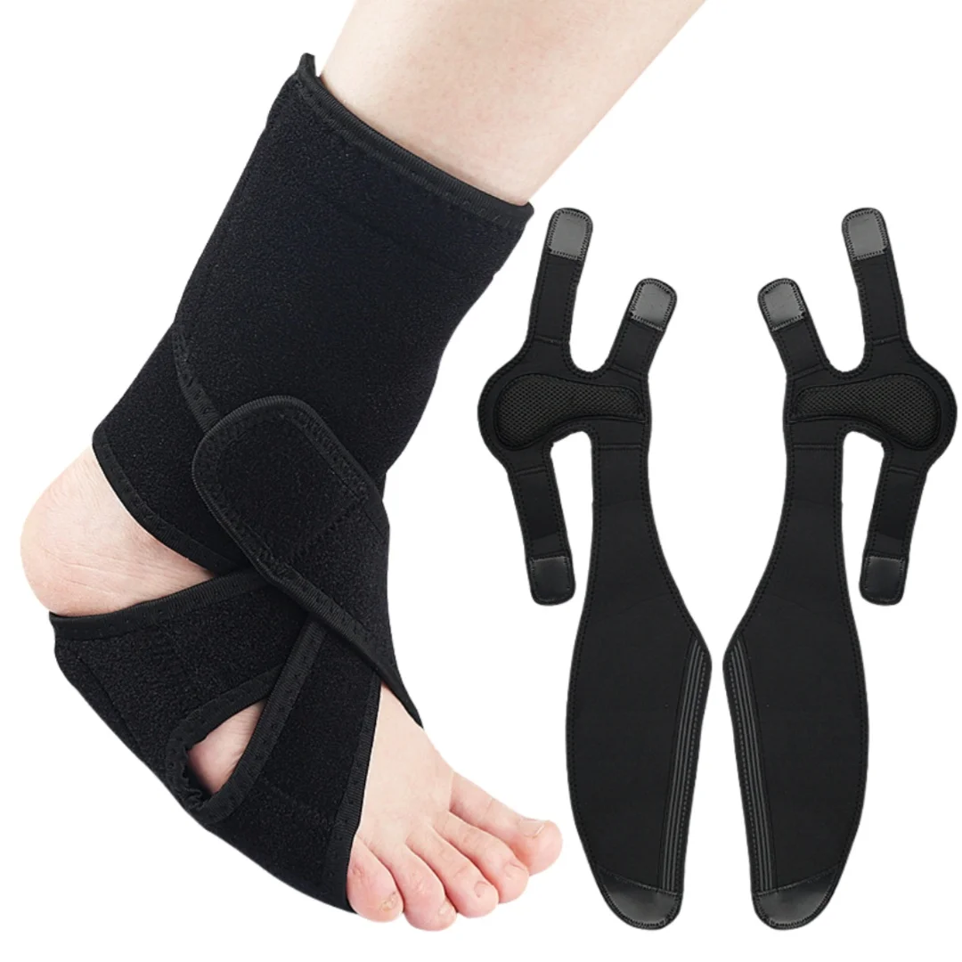 

1pcs Adjustable Foot Drop Support Foot Drop Brace Ankle Support Toe Drop Lifting Correction Strap Foot Orthosis for Varus Valgus