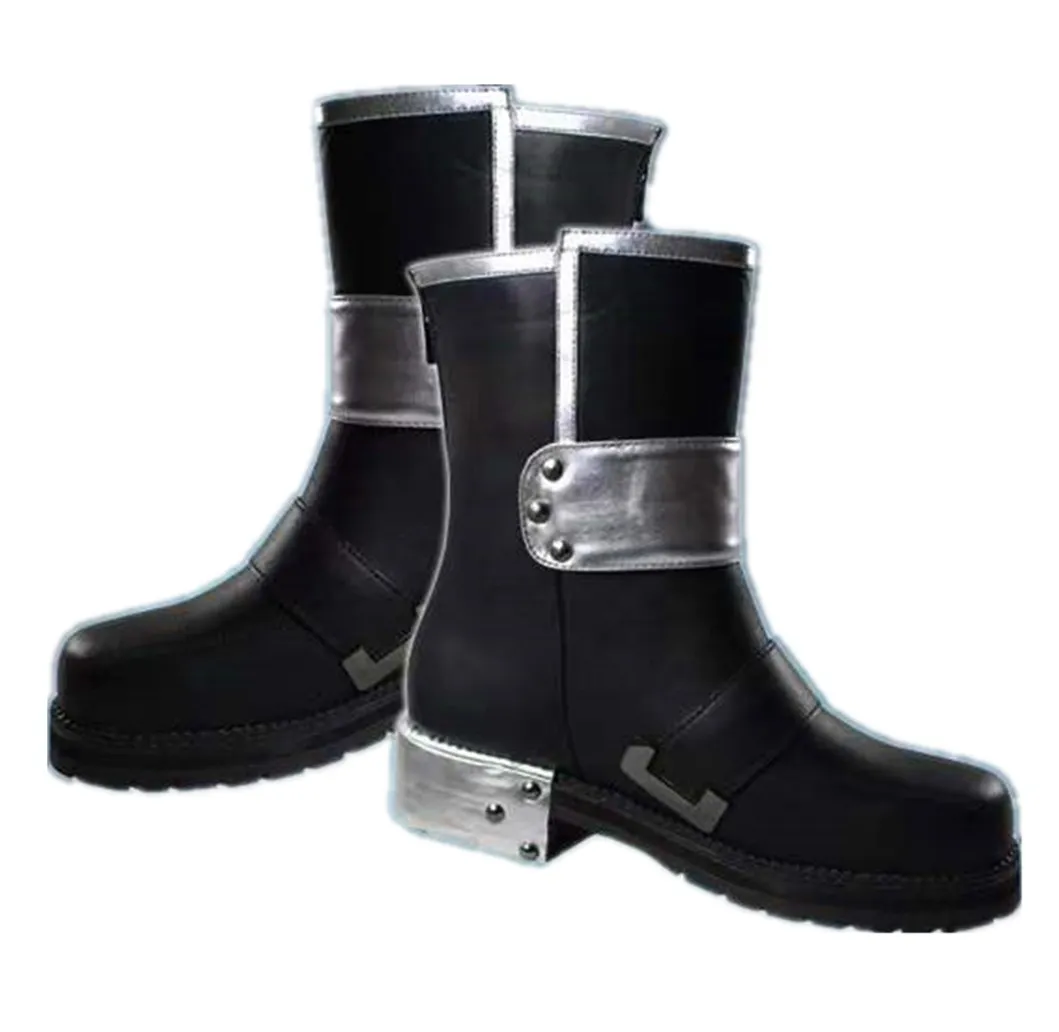 Anime Kirigaya Kazuto Cosplay Shoes Men's Black PU Shoes Party Shoes Halloween Accessories