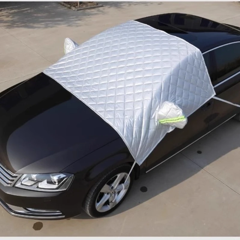 For Jaguar XF Special Purpose Car Half Cover Jacket Winter Thickened Quilt Front Windshield Snow and Frost Protection and Warmth