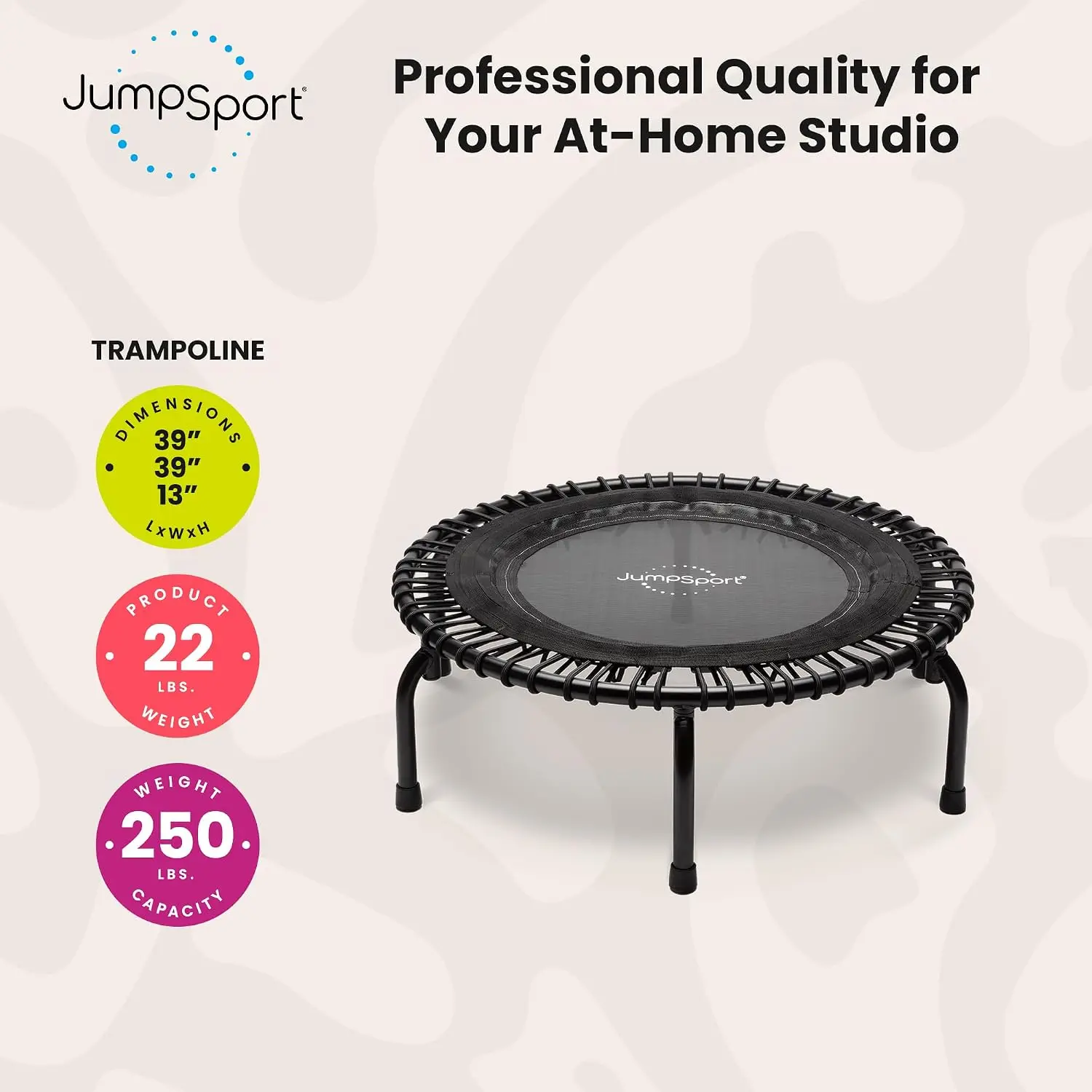 39” Essential Fitness Trampoline for Adults - Model 250