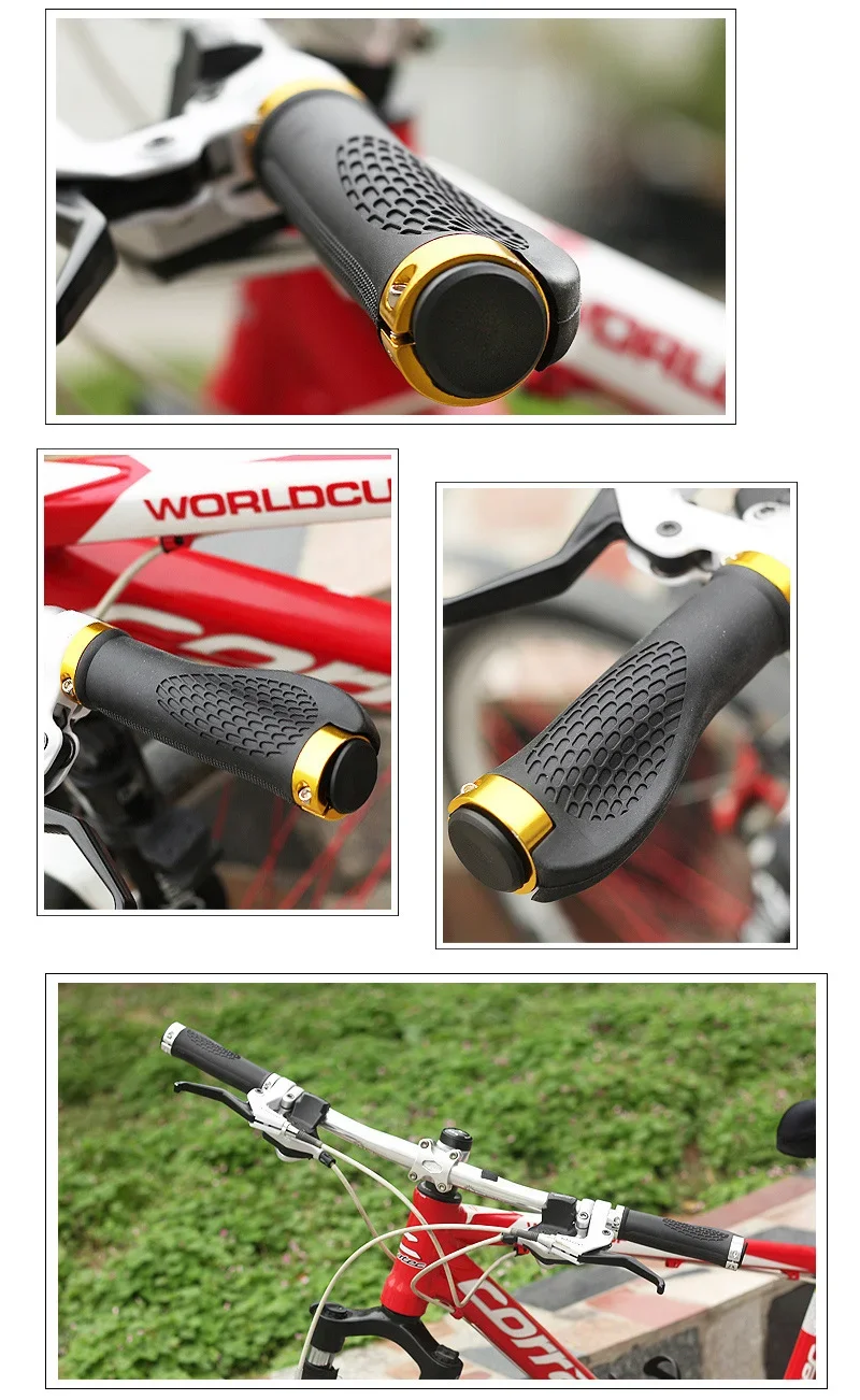 Poignées De Bicyclette, Poignées De Fin De Guidon En Caoutchouc De