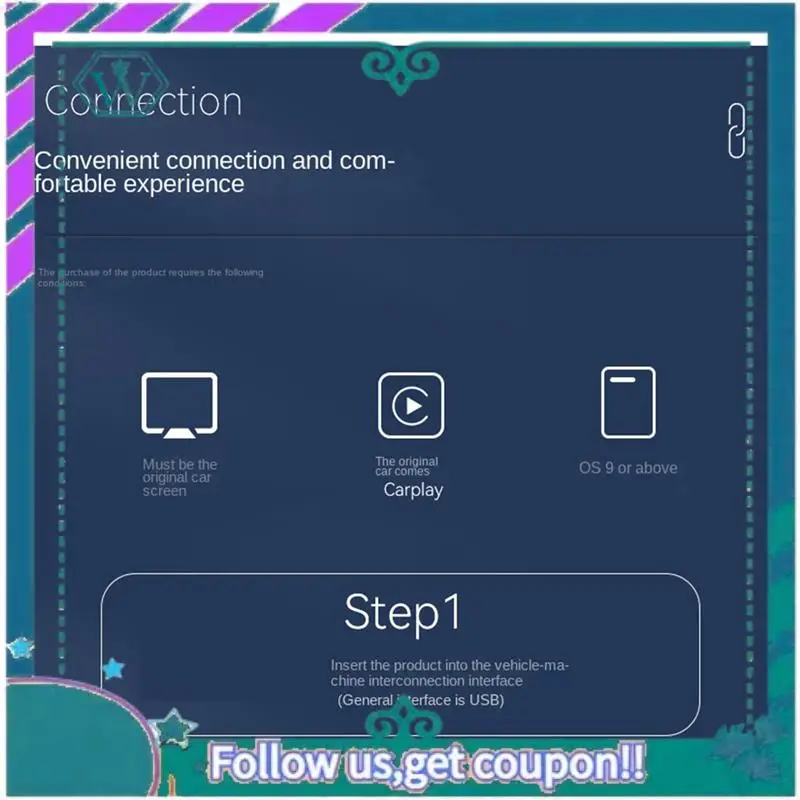 

Модернизированный Carplay Box Android Auto, беспроводной конвертер Carplay, автомобильный Android Smart Box, автомобильный адаптер, беспроводной адаптер, легко носить с собой