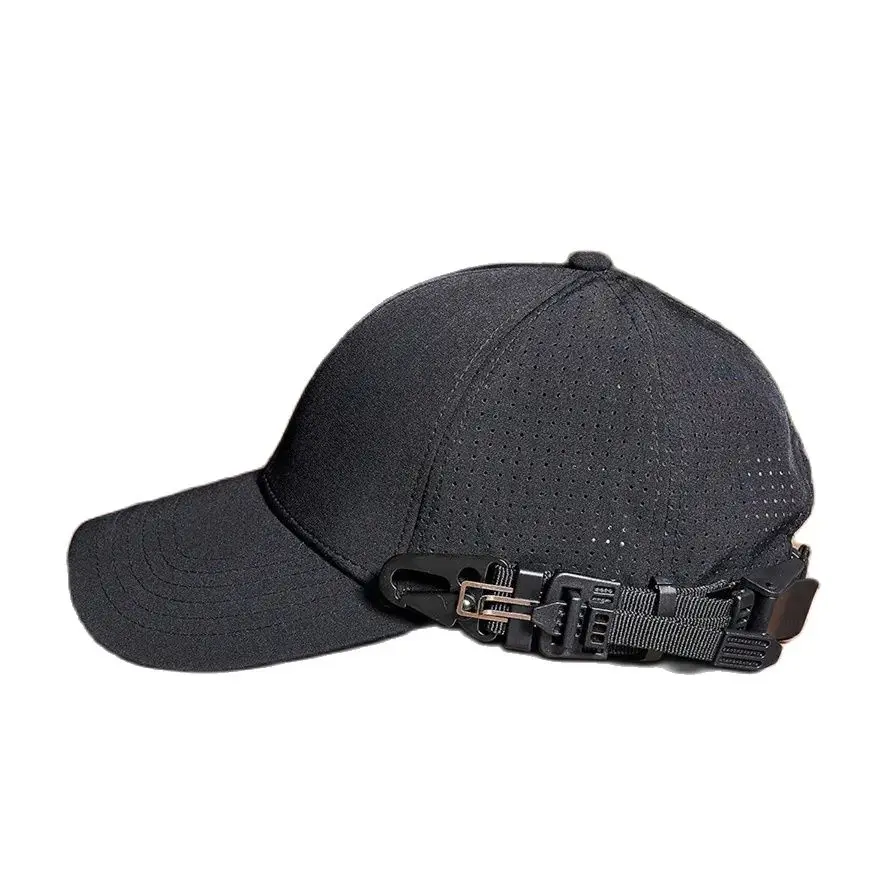 Outdoor Sport Tactical Techwear Baseball Cap Unisex Quick-dry Breathable Multifunction Detachable Hip Hop Punk Hat