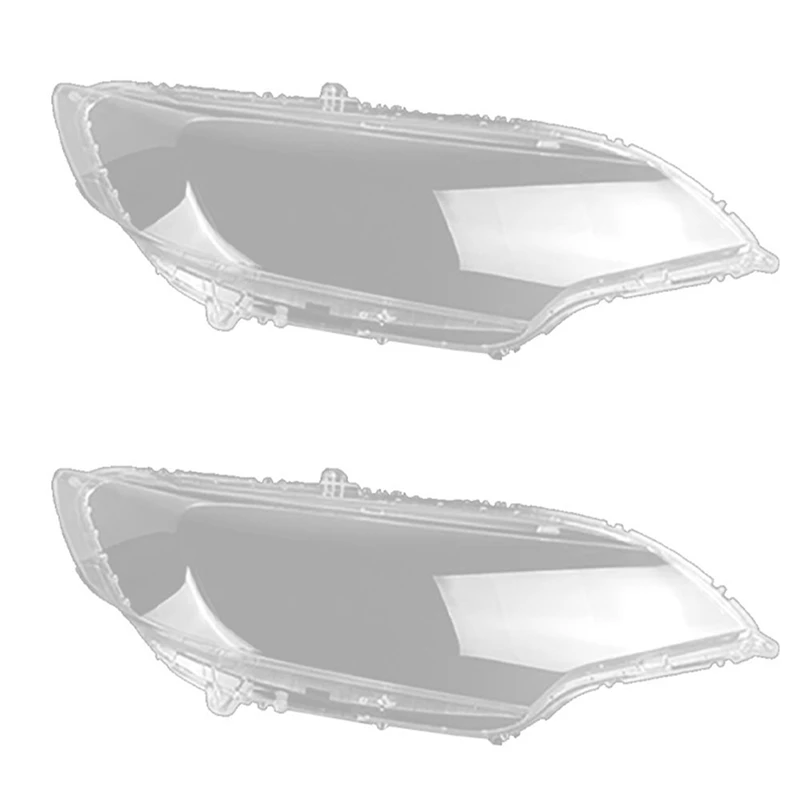 

2X Car Front Headlight Lens Cover Headlight Lamp Replacement Shell For Honda Fit / Jazz 2014 2015 2016 2017 2018 Right