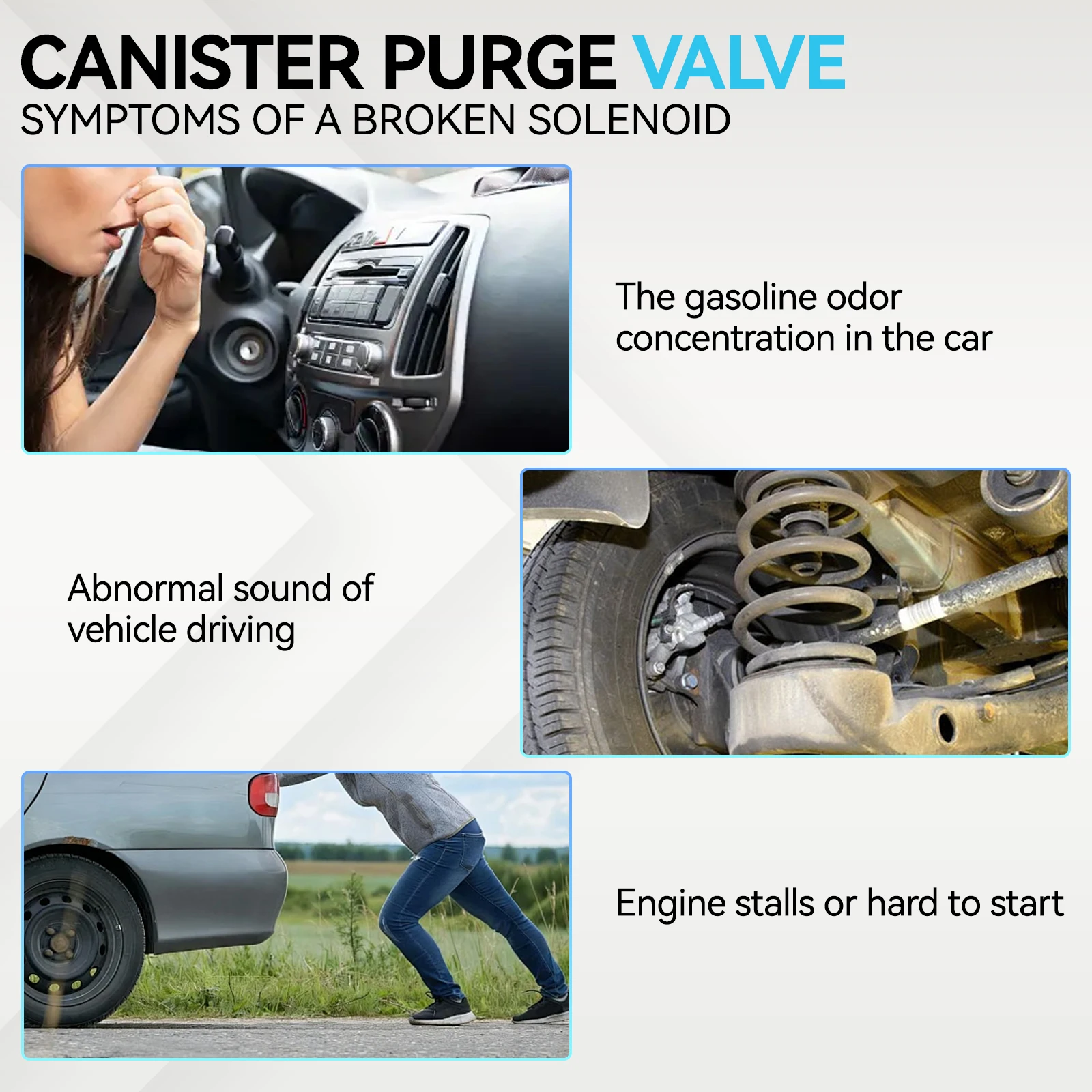 28910-3C200 Vapor Canister Purge Control Valve For Hyundai Equus Genesis Tucson Kia Sportage Optima Rio Soul Sorento 289103C200
