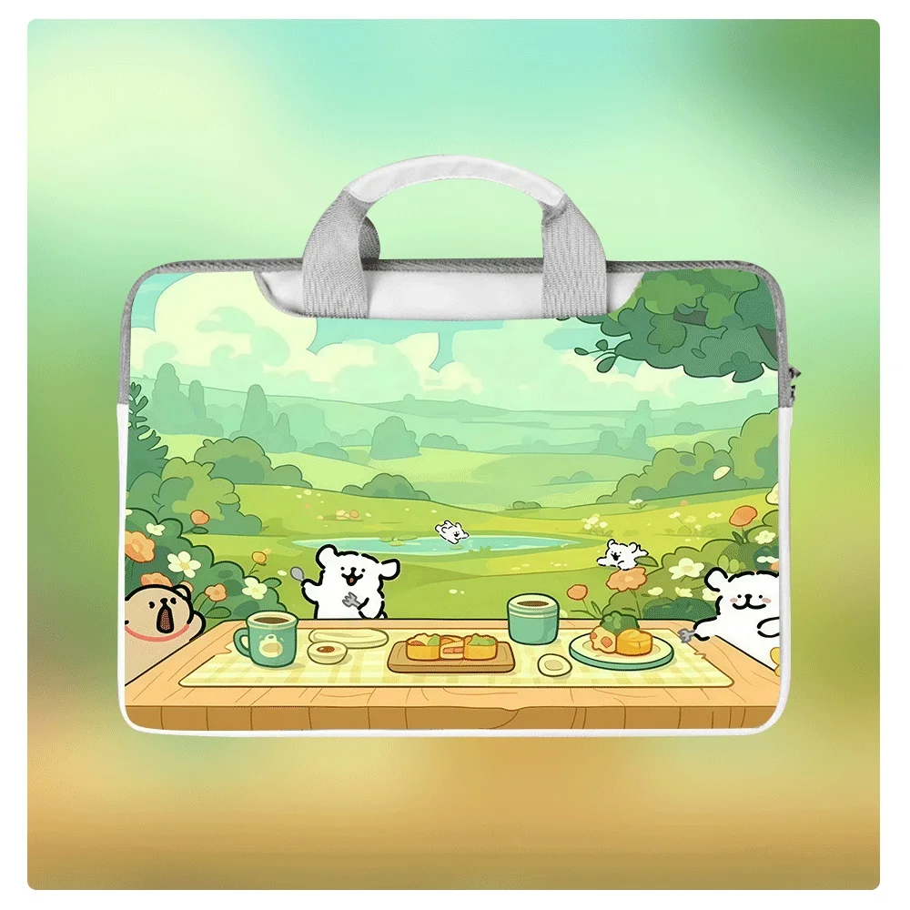 

High Quality Dog Laptop Bag Handbag Fashion Cartoon Print 12-16 Inch Suitable for All Laptop Brand Protective Cover Holiday Gift