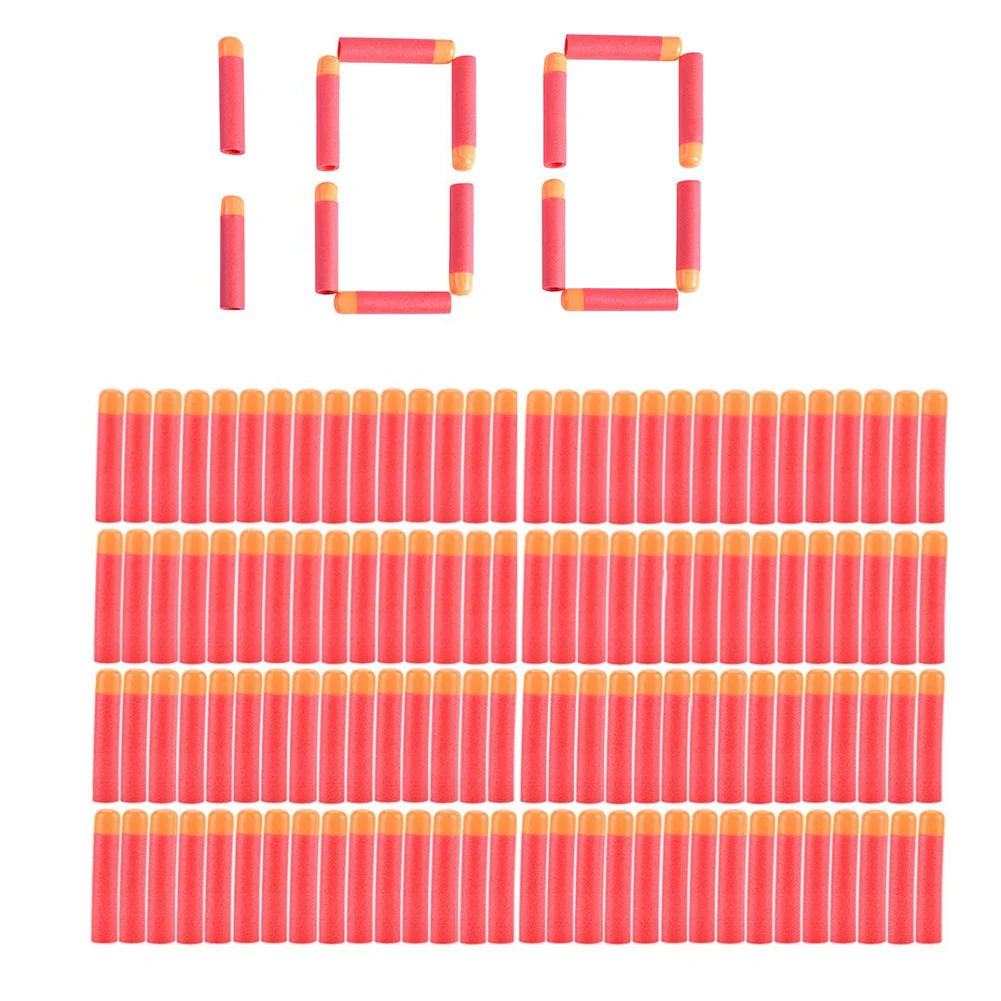 กระสุนปืนของเล่นแบบนิ่ม 100 ชิ้น, กระสุนรีฟิลแบบหัวกลมสำหรับปืนของเล่น, ของขวัญคริสต์มาสสำหรับเด็ก