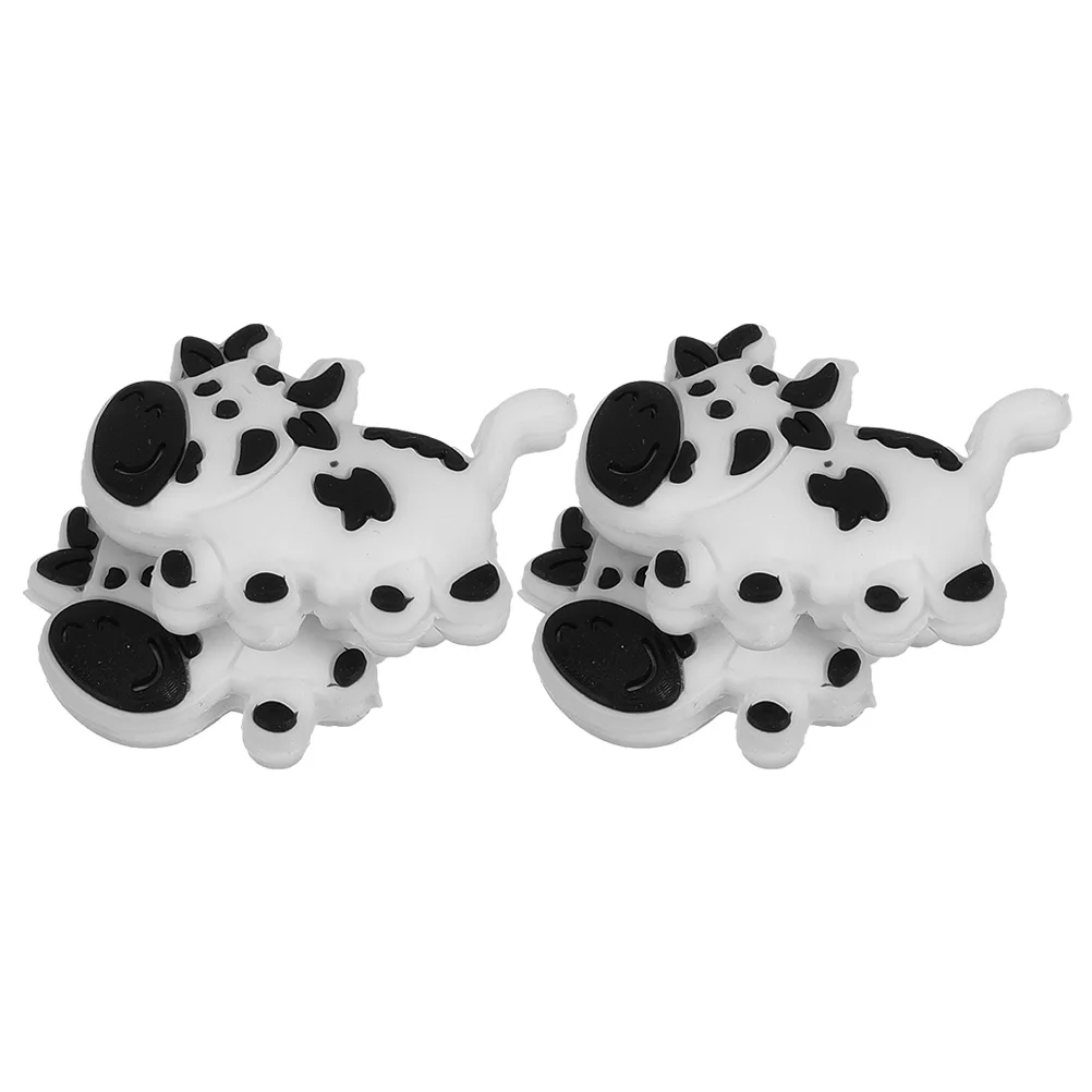 Amortiguador de raqueta de tenis con forma de Animal de silicona, reductor de vibración, diseño de flor único, duradero y cómodo, 4 Uds.