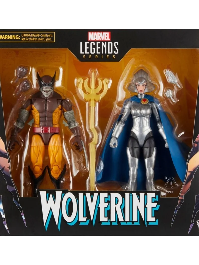 Original F9034 Toy Marvel Legends Series Wolverine And Lilandra Neramani 6-Inch Anime Action Figures Collectibles Toy Kids Gift