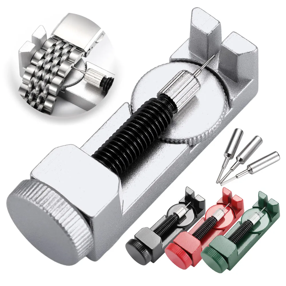 Watch Band Strap Link Pin Remover Repair Tool Adjuster Kit Professional Watch Link Removal Tool Watch Strap Length Adjust Tool