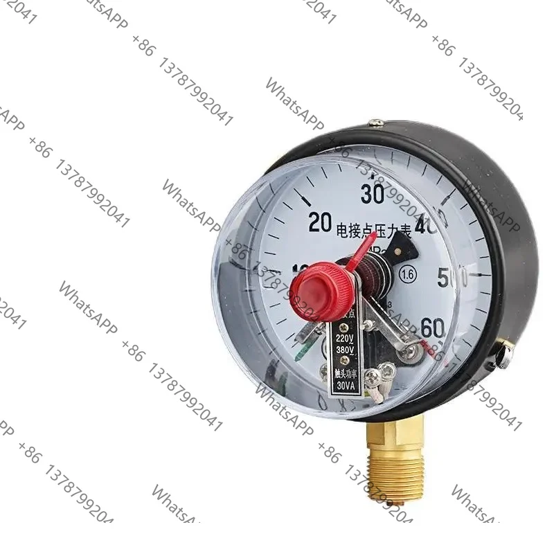 YXC‑100 Electric Contact Pressure Gauge Upper Lower Limit 30VA For Oil Hydraulic Water Pressure