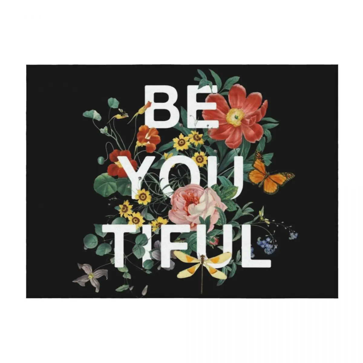 

Be You Tiful Throw Blanket Single Decorative Sofas Picnic Decorative Beds Blankets