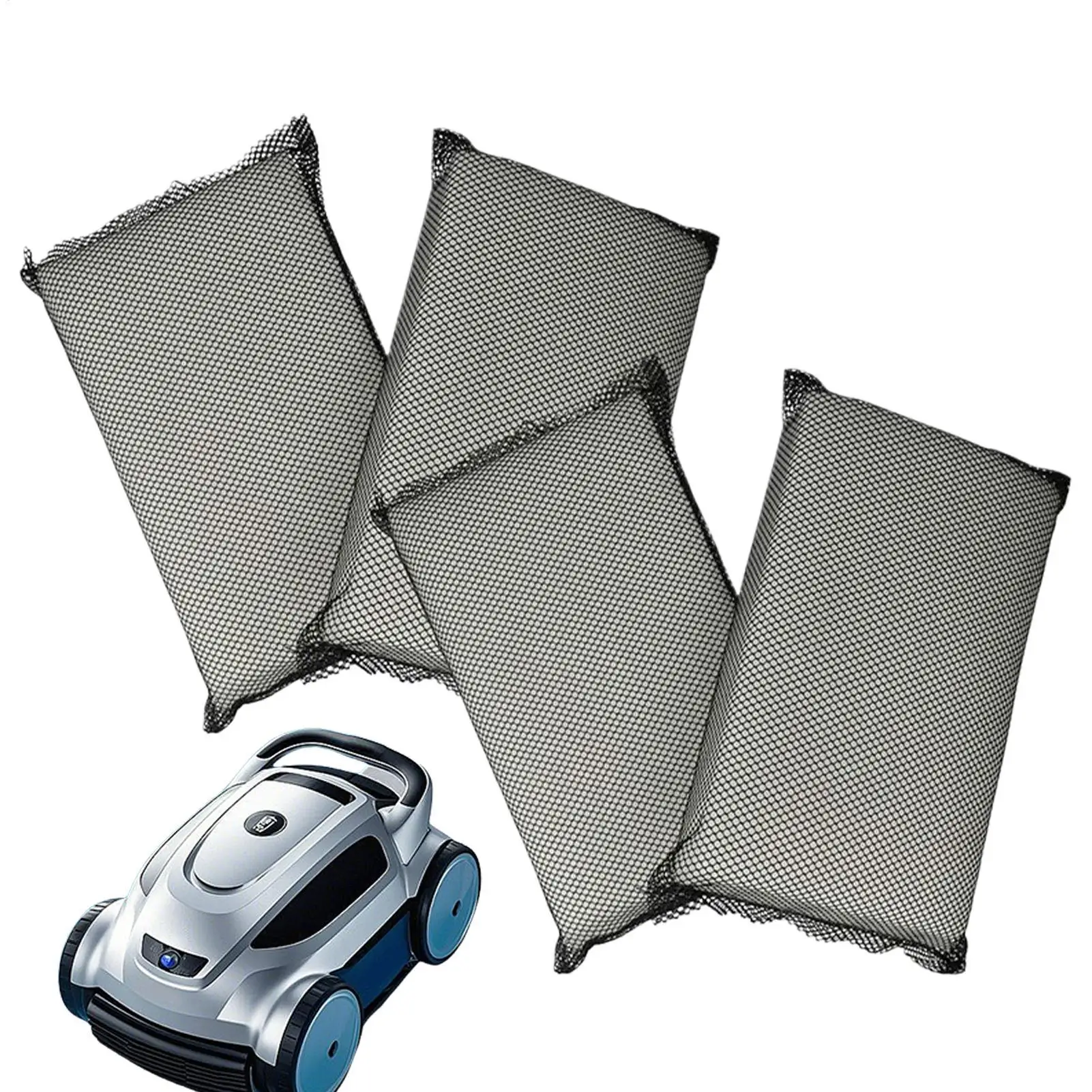 4pcs Robotic Pool Cleaner Filter Cartridge 25x16x4cm For Power 4.0 Robotic Pool Cleaner Replacement Filters Accessories