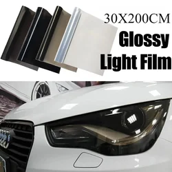 30x200cm Car Light Film Car Matte Black Tint Headlight Taillight Fog Light Vinyl Film Rear Lamp Tinting Film Exterior Accessory