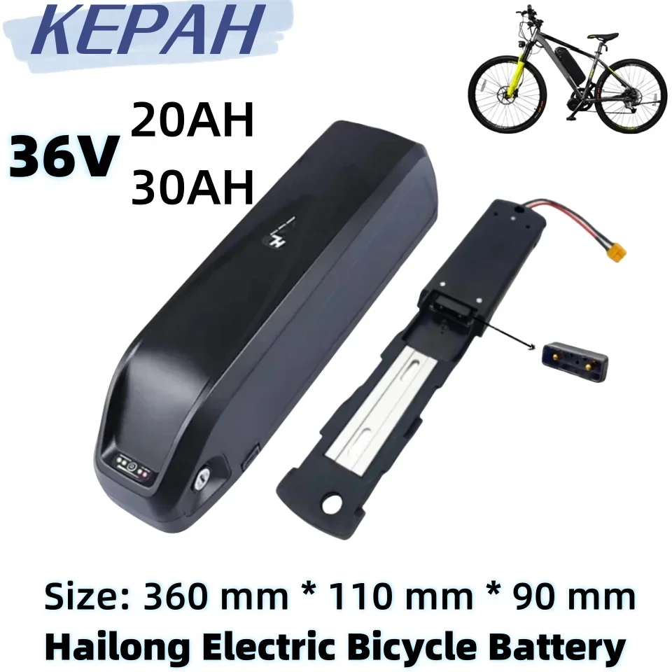 

Suitable for 36V Hailong lithium battery pack, BMS 18650 lithium-ion battery, 36V20Ah -, durable and free to transport