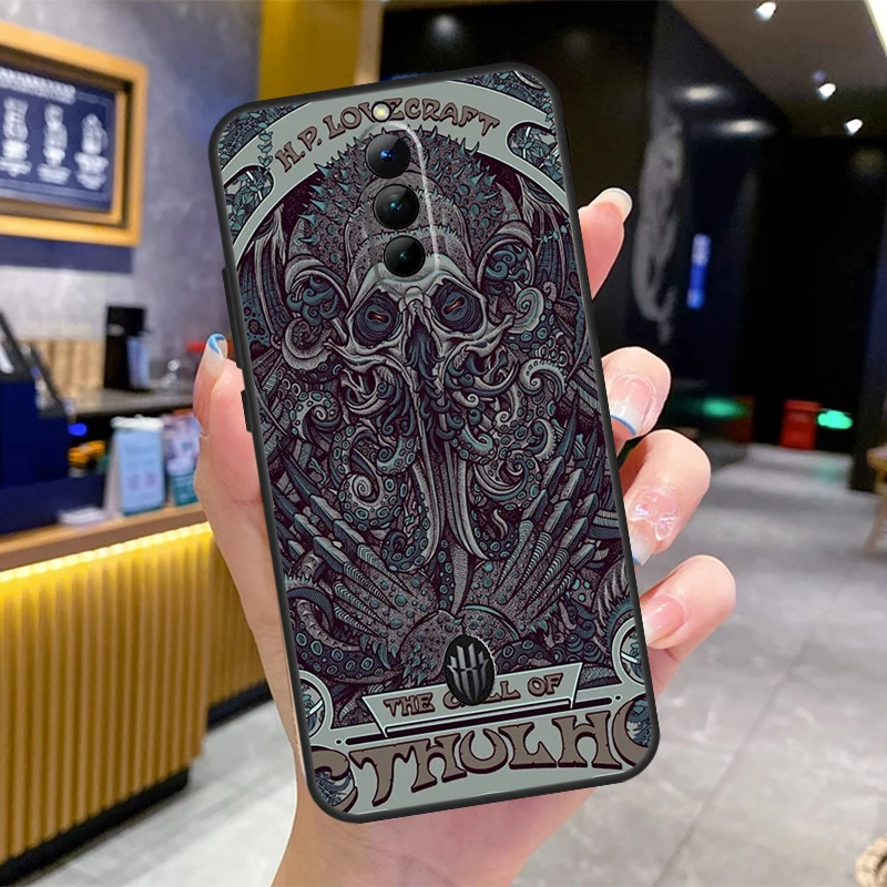 Cthulhu Fhtagn Gothic For Nubia Red Magic 8 Pro Phone Case For ZTE Redmagic 6 7 6S 7S 8S Pro 5S 5G 6R Soft Cover