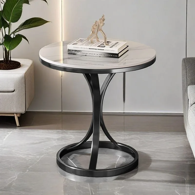 Modern Luxurious Italian Rock Rock Slabs Coffee Table Simple and Fashionable for Small Flat Living Room Furniture طاولات قهوة