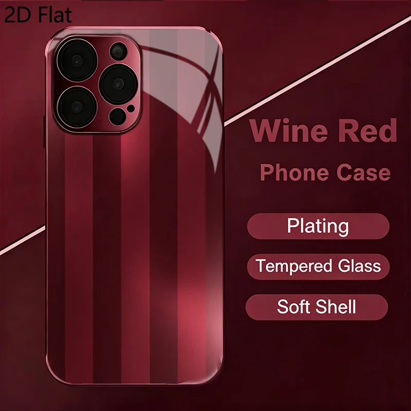 Vertical Striped 2DFlat For IPhone17 18 16 15 14 13 12 11 Pro Max XS XR 8 7Plus Phone Cover Shockproof Protective Back Cover - view 3