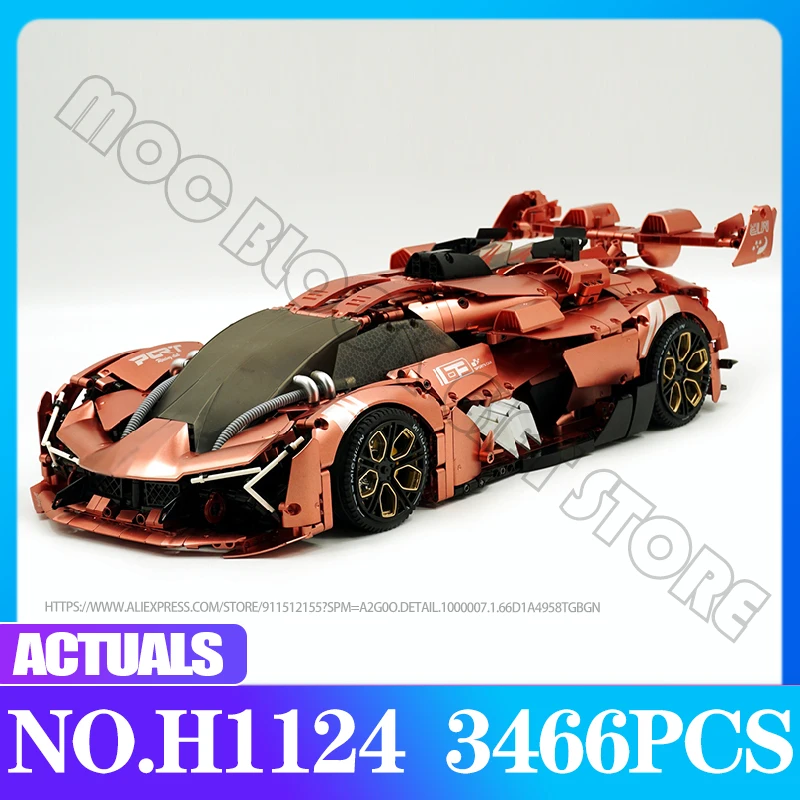 High-Tech Speed Champions LaNbo Terzo Millennio Racing Car Model 10611 Educational Building Block Brick Children Toys Boy Gifts