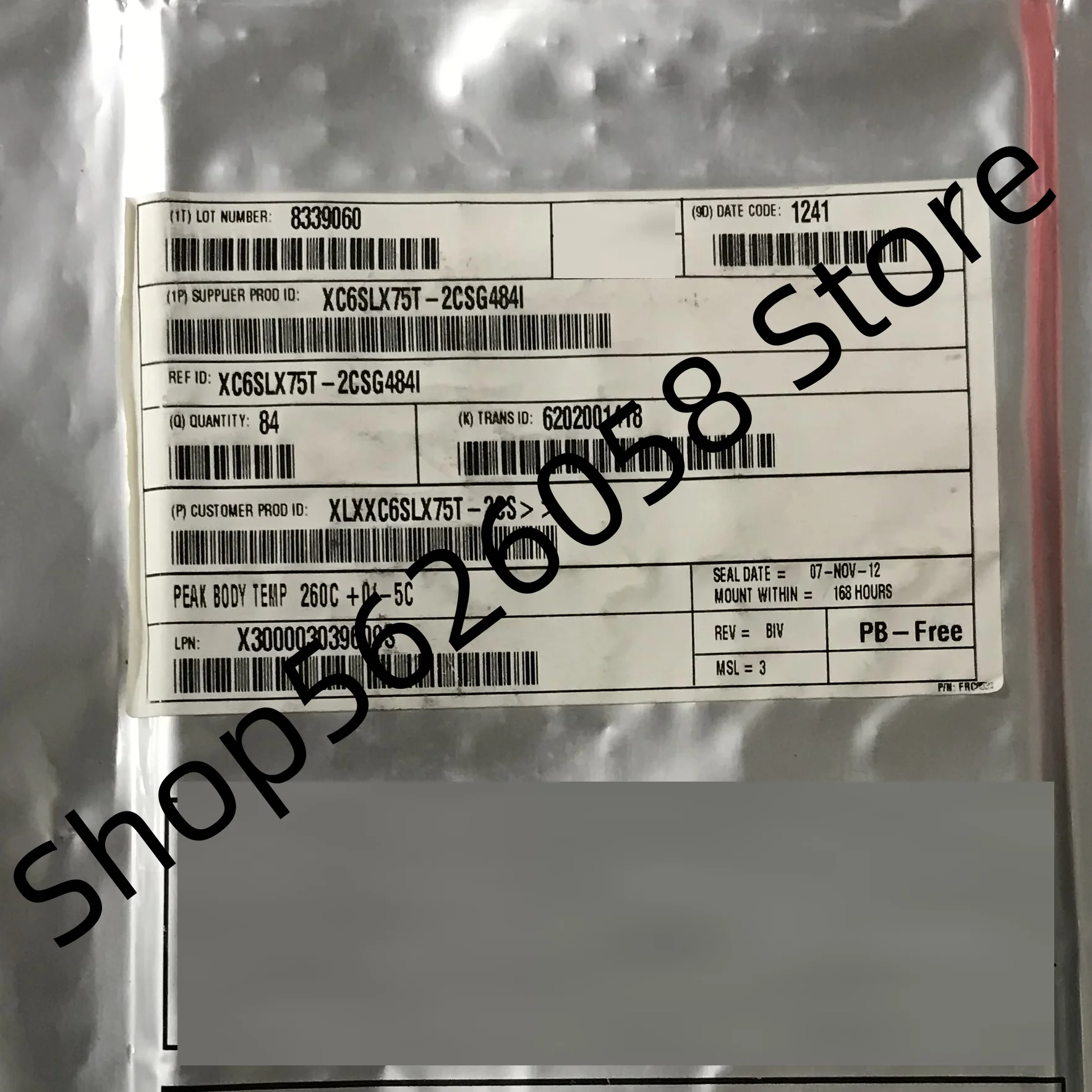 

1PCS/LOT XC6SLX75T-2CSG484I XC6SLX75T 2CSG484I CSPBGA-484 Programmable logic devices