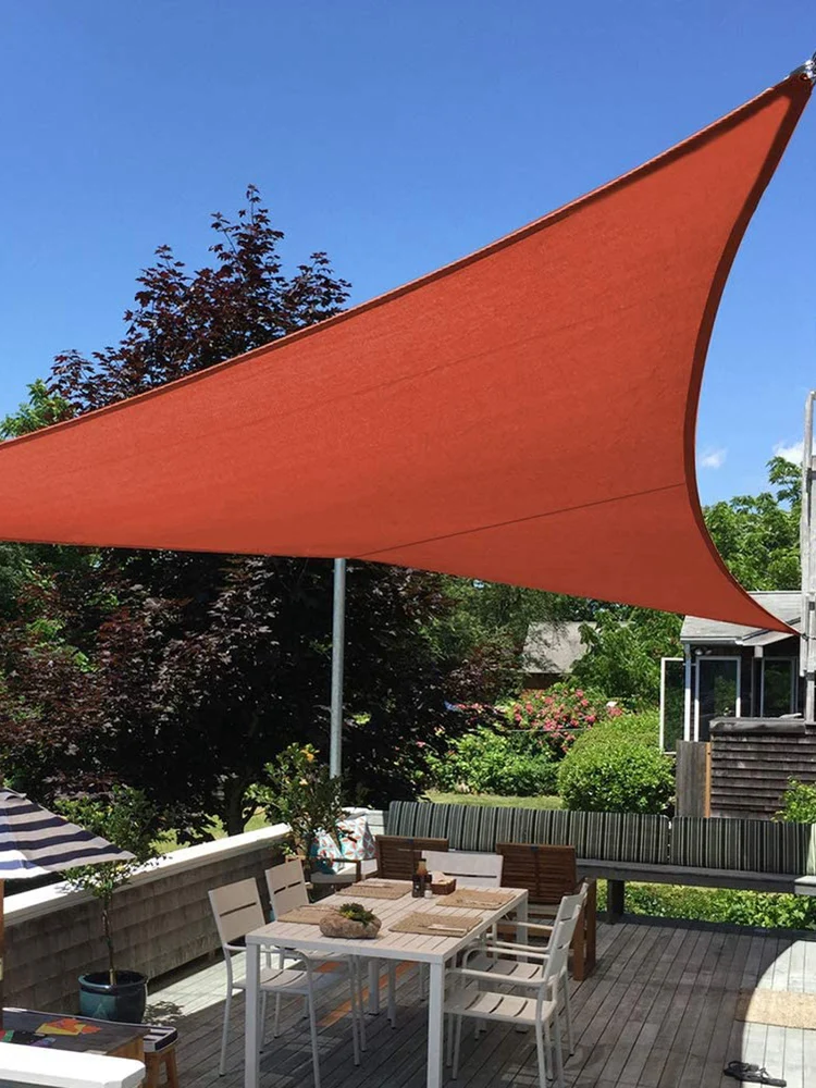 

Outdoor triangular awning canopy