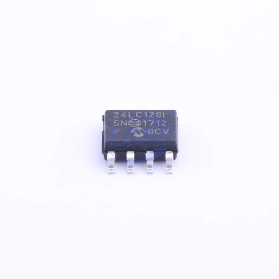10pieces/Pack 24LC128T-I/SN CMOS Serial EEPROM 2.5V~5.5V 128Kbit 400kHz I2C SOIC-8 Memory IC Chip Code 24LC128I SN